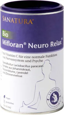 Produktbild von Sanatura  Mifloran Neuro Relax | 200 g | Milchsäurebakterien & Pflanzenextrakte | vegan