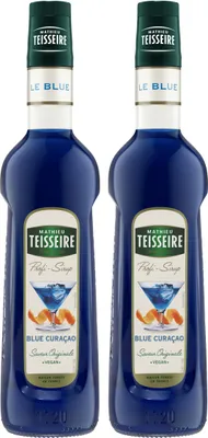 Image de Mathieu Teisseire Sirop pour boissons Blue Curacao 0,7L (pack de 2)