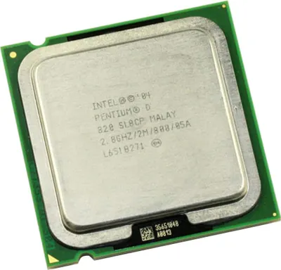 Immagine prodotto di Pc Cpu Lga 775 Intel Pentium D 820 2.80ghz Sl8cp Processore Socket Computer