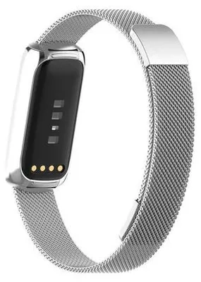 Produktbild von By Qubix passend für Fitbit Luxe - Milanaise-Armband - Silber