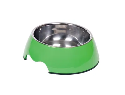 Produktbild von Nobby Melamin Napf "NOBLY", grün, M: 17,5 x 6,,5 cm, 350 ml; 73482-03