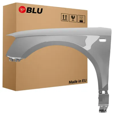 Obrázek produktu pro BLU Blatník náhrada pro Audi A3 8P LY7W Levý Stříbrný SilberSee LichtSilber | 2003-2008 | Přední | Lakovaný | Připravený k montáži | Pozink, Obrázek vytvořený pomocí AI