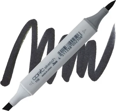 Immagine prodotto di COPIC Sketch bifacciale Pennello e scalpello, 110 nero speciale