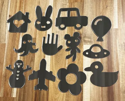 Immagine prodotto di Set di specchi per la cameretta dei bambini (diametro 8-10 cm per specchio, spessore 3 mm)