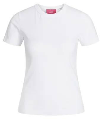 Zdjęcie produktu dla JJXX, damska koszulka, model Jxgigi STR Ss Tee JRS Sn, kolor: jasny biały, rozmiar: XS