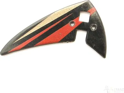 Produktbild von 6029 - Heckfinne vertikal schwarz