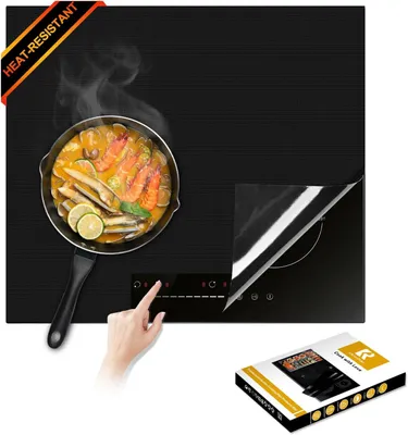 Obrázek produktu pro Indukční podložka, 61 x 53 cm, odolná vůči teplu, vhodná do kuchyně, silikonová krytka na varnou desku