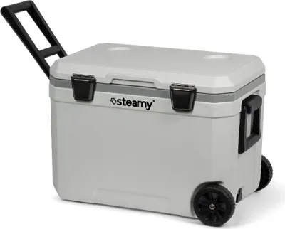 Produktbild von Steamy Marine 45, Kühlbox mit Rollen, 45L, Weiß