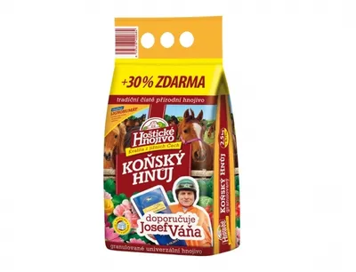 Obrázek produktu pro Nohel Garden Hnůj koňský HOŠTICKÉ HNOJIVO Váňův 2,5kg + 30%