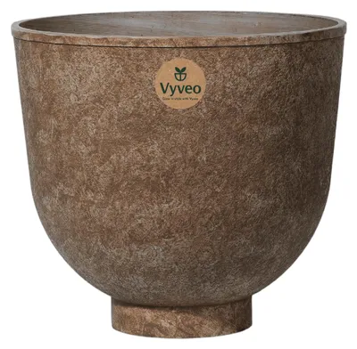 Immagine prodotto di Vyveo - Vaso da fiori Orb - Marrone (Retro) - 42x39