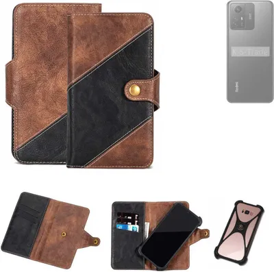Produktbild von K-S-Trade Handyhülle Schutzhülle Bookstyle Case kompatibel mit Xiaomi Redmi Note 12S Klapphülle Cover Hülle Schutztasche 1x