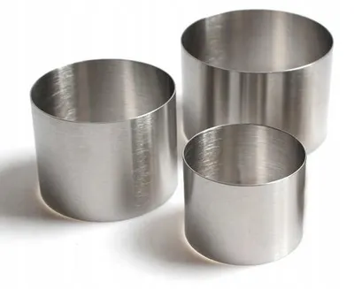 Produktbild von Kuchpol Feste Kuchenringe 12-16cm Edelstahl 3 Stück