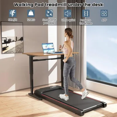Produktbild von Laufband - Gehbänder - Walking Pad - Laufmaschine - Heimtrainer - Kompakte Lauffläche, 37,5 x 90 cm