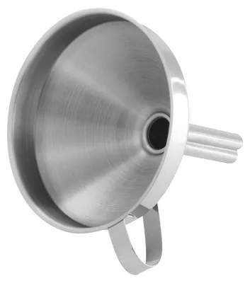 Edelstahl-Trichter Ø 10 cm, spülmaschinengeeignet, mit Griff, 1 Stück