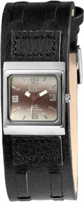 Produktbild von Just JU115 Analog Damenuhr mit Echtlederband -29,95€