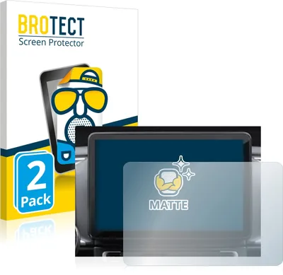 Produktbild von 2x BROTECT Schutzfolie für Fiat Ducato 2021 10" Uconnect Radio Displayschutz Displayschutzfolie Folie Matt Entspiegelungsfolie