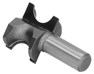 Produktbild von Halbrunder Fräser aus Wolframstahl für Holzverarbeitung, 1/2-Zoll-Schaft, geeignet für CNC- und Handfräsen