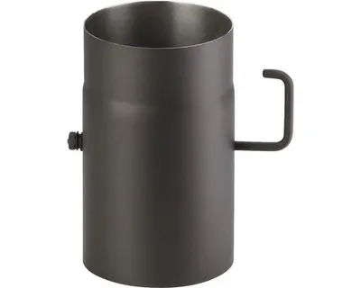 Produktbild von Dickwandiges Rauchrohr mit Klappe 150mm / 250mm / 1,5mm