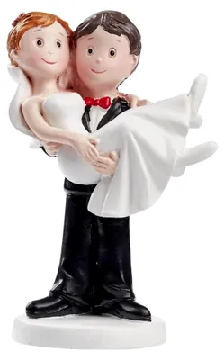 Produktbild von Deko Hochzeitspaar Braut und Bräutigam 9,5 cm