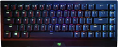 Immagine prodotto di Razer BlackWidow V3 Mini HyperSpeed - 65% - USB + RF Wireless + Bluetooth - Interruttore meccanico - RGB-LED - Schwarz