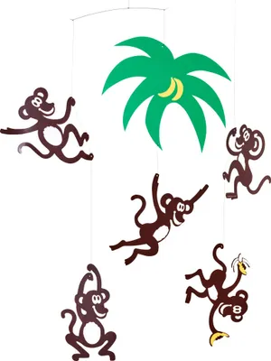 Immagine prodotto di Flensted Mobiles - Mobile scimmia con busta regalo