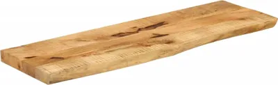 Zdjęcie produktu dla vidaXL Blat 120x40x3,8 cm krawędź z litego drewna Szorstkie drewno mango