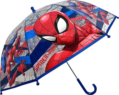 Produktbild von Marvel Spider-Man Kinder Regenschirm 72 cm transparent ab 3 Jahren