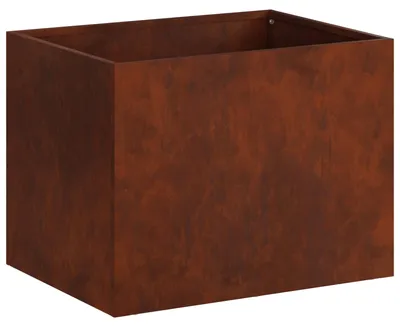 Produktbild von vidaXL Garten-Pflanzgefäß Rostoptik 40 x 30 x 30 cm Wetterfeststahl