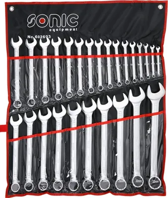 Produktbild von SONIC Ring-Maulschlüssel-Satz 602603SON Chrom-Vanadium-Stahl