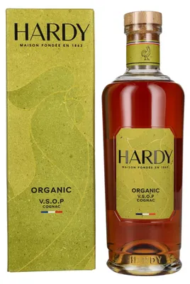 Produktbild von Hardy V.S.O.P Cognac ORGANIC 40% Vol. 0,7l in Geschenkbox