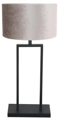 Obrázek produktu pro Stolní lampa - černá - Stang - kov textilie - Ø 30cm - E27 - 3858ZW - Steinhauer
