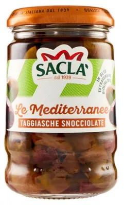 Produktbild von Taggiasche kernlose Oliven 180g - Sacla