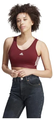 Immagine prodotto di Canottiera da donna Adidas, modello Crop con le iconiche tre strisce