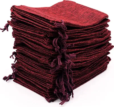 Produktbild von 30 Stück 17*23cm Jutesäckchen, Jute Beutel mit Kordelzug, Leinen-Säckchen Sackleinen Taschen, Klein Geschenksäckchen für Schmuck DIY Handwerk Hochzeit Party Weihnachte