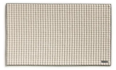 Immagine prodotto di Tappeto da bagno Möve Eden con motivo a caselle, nero, 60x100