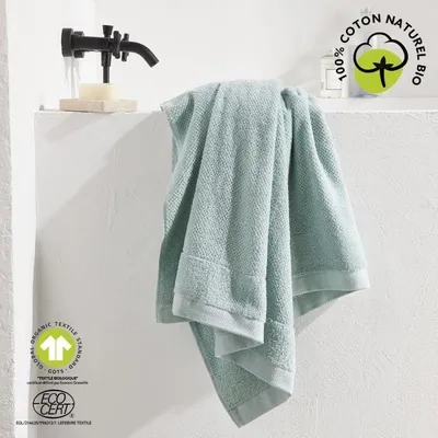 Produktbild von Maxi Badetuch, 90 x 150 cm, 100% Bio Baumwolle, 450 GSM, Celadon, Today Organic