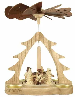 Produktbild von Tischpyramide Waldarbeiter Höhe 22cm NEU