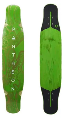 Produktbild von PANTHEON Deck Tandava 2 - Skateboard aus 7-lagigem Ahorn + Fiberglas - Grün - Ideal für Tricks, Freestyle und Urbanes Cruisen - Perfekt für Anfänger und Fortgeschrittene