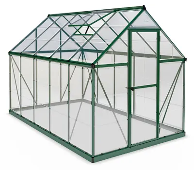 Produktbild von Palram - Canopia Aluminium Gewächshaus Harmony 610 Grün 305x185x208 cm
