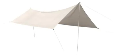 Produktbild von PVC-Sonnenschutzset, 3 x 4 Meter, mit Montageschnur und 2 Stangen