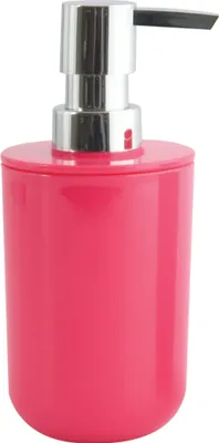 Produktbild von MSV Seifenspender "Inagua" Flüssigseifen-Spender, Fassungsvermögen 7 x 7 x 16 cm - Pink