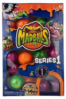 Produktbild von BOTI Mad Balls - Capsules, Stressball, 4 Jahr(e), Gemischte Farben, 40 Stück(e)