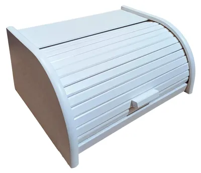 Imagen del producto de Caja de madera con ruedas o tapa abatible, ideal para pan y sándwiches