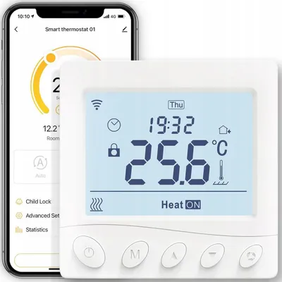 Obrázek produktu pro Inteligentní WiFi termostat Moes pro podlahové topení a plynový kotel