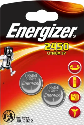 Immagine prodotto di Batteria ENERGIZER CR2450 al litio confezione da 2 pezzi