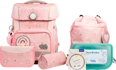Produktbild von School Mood Schulranzenset 7-tlg. Champion Pro Rainbow