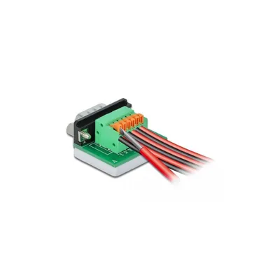 Produktbild von Delock Serieller Adapter - DB-9 (M) zu 6-poliger Anschlussblock