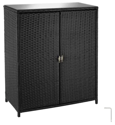 Produktbild von tectake® Aluminium Gartenschrank Monza 84,5 x 40,5 x 103,5 cm