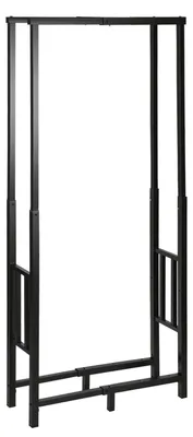 Image de Étagère Peviasot en bois, réglable en longueur et en hauteur, dimensions : 45/60/75 x 25 x 95/132/170 cm, longueur 45/60/75 cm, capacité de 400 kg, largeur 25 cm