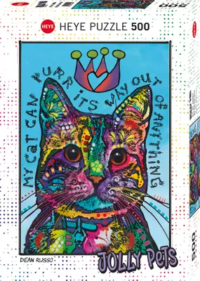 Produktbild von HEYE Puzzle Jolly Pets: Meine Katze kann zurü ckkommen 500 Teile
